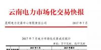 云南電力市場化交易<font color=