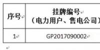 貴州關于2017年11月掛牌交易(電力用戶、售電公司掛牌)成交情況的公告：<font color=