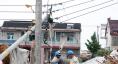 圖為抗風(fēng)災(zāi)保供電