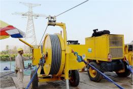 錫盟—泰州特高壓工程蘇2標(biāo)段建湖境內(nèi)進(jìn)入放線階