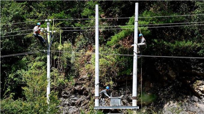 湖北神農架：農網(wǎng)改造進林區(qū) 電亮深山致富路