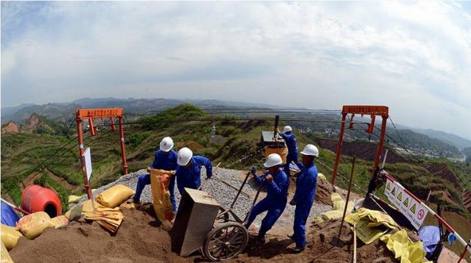 昌吉-古泉±1100千伏特高壓直流輸電工程陜西段全面動工