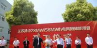 江蘇省首個電網側大規(guī)模電化學儲能項目開工