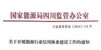 四川能源監(jiān)管辦正式發(fā)文《關(guān)于開(kāi)展能源行業(yè)<font color=