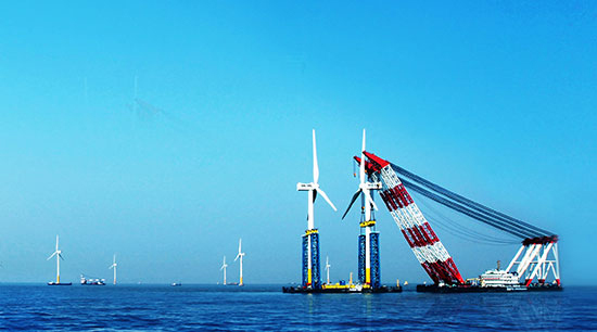 華銳風(fēng)電打造最美海上風(fēng)電場