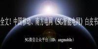 重磅全文！南方電網(wǎng)、中國(guó)移動(dòng)《5G智能電網(wǎng)》白皮書