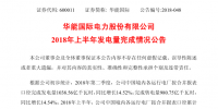 華能國(guó)際上半年經(jīng)營(yíng)成績(jī)單出爐：完成<font color=