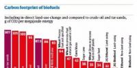 【數(shù)據(jù)】各種生物燃料能否減少碳排放？有的可以 有的卻比石油排放還高!