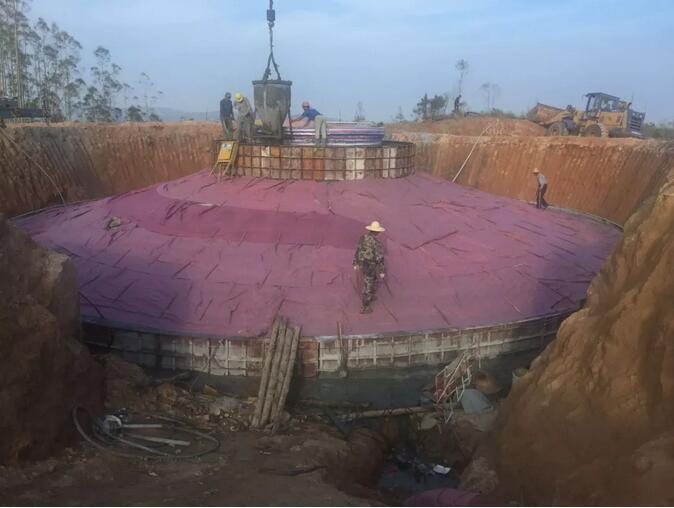 霞浦馬耳山風(fēng)電場項(xiàng)目完成全部風(fēng)機(jī)基礎(chǔ)澆筑任務(wù)