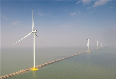 南港海上風(fēng)電場 一期工程投運(yùn)