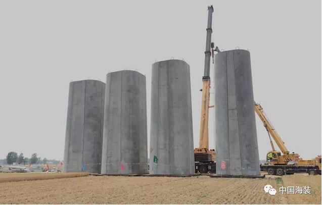 大唐滑縣項(xiàng)目首臺采用中國海裝120米輪轂高度鋼混塔筒機(jī)組完成吊裝