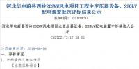 速看 | 河北華電蔚縣西嶺202MW風(fēng)電項目變壓器設(shè)備、220kV配電裝置中標候選人公示 <font color=