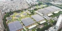 安徽合肥一污水處理廠“架起”超級光伏電站