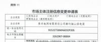 貴州公示2家售電公司、3家電力用戶及1家電網(wǎng)企業(yè)的注冊(cè)信息變更申請(qǐng)
