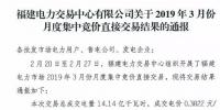  福建2019年3月月度<font color=